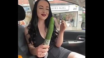 This is what I do when I’m out and I have a cucumber with me ! Ellie louise